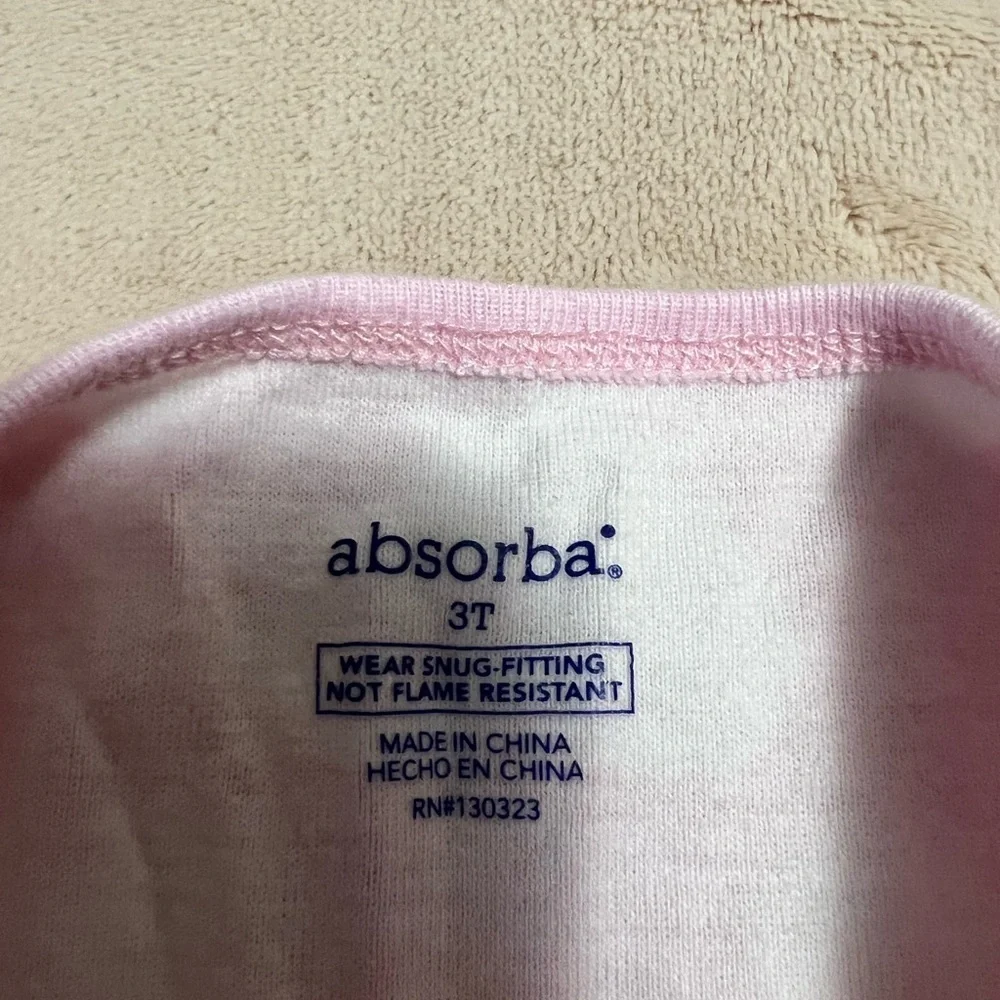 Absorba Bunny pjs - Picture 3 of 5